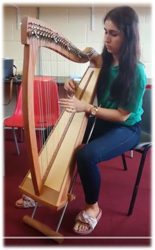 Eadaoin Ní Mhaicín playing the Itinerant